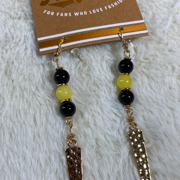 Colorful Glass Bead Spike Earrings NEW - Picture 3 of 8